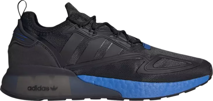 Кроссовки Adidas ZX 2K Boost 'Black Glow Blue', черный