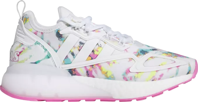 Кроссовки Adidas ZX 2K Boost Big Kid 'Watercolor', многоцветный