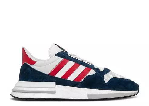 Кроссовки Adidas ZX 500 RM 'WHITE NAVY RED' SIZE? EXCLUSIVE,