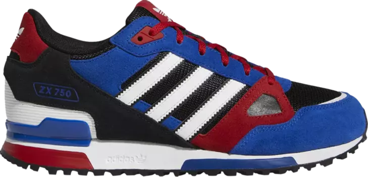 Кроссовки Adidas ZX 750 'Black Blue Red', черный