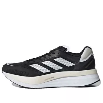 Кроссовки adizero boston 10 'black white' Adidas, черный