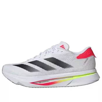 Кроссовки adizero sl2 'white black lucid red' Adidas, белый