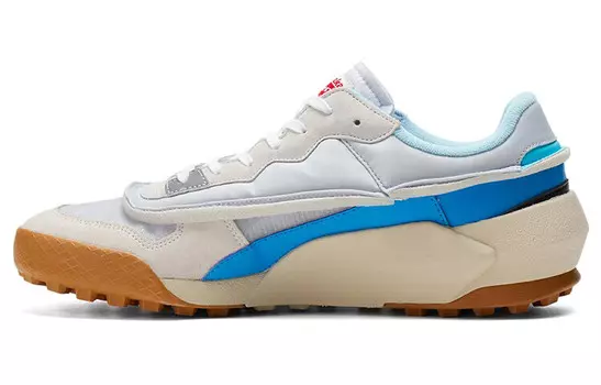 Кроссовки Admix Runner унисекс с низким верхом белого/королевского синего цвета Onitsuka Tiger