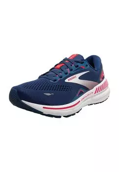 Кроссовки Адреналин GTS 23, со шнуровкой, дышащие, женские BROOKS, цвет Blue Raspberry Whi