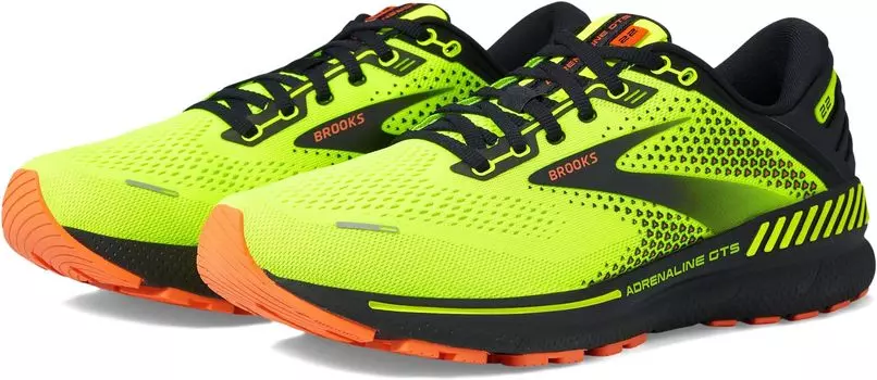 Кроссовки Adrenaline GTS 22 Brooks, цвет Nightlife/Black/Flame