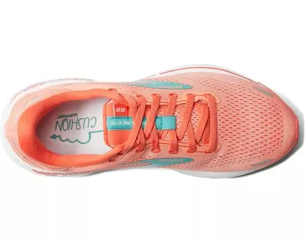 Кроссовки Adrenaline GTS 22 Brooks, коралловый