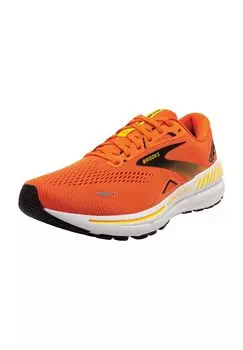 Кроссовки Adrenaline GTS 23, амортизирующие, дышащие, мужские BROOKS, цвет Red Orange Black