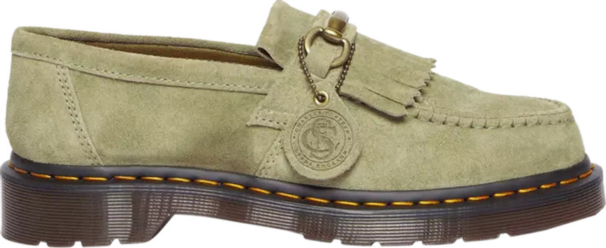Кроссовки Adrian Snaffle Desert Oasis Suede Loafers 'Pale Olive', зеленый