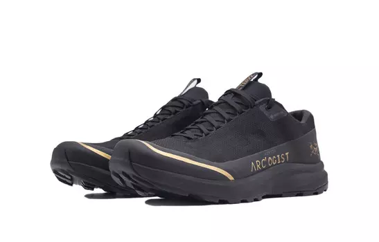 Кроссовки Aerios Fl 2 Outdoor Performance унисекс с низким верхом, черные/золотые Arcteryx