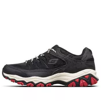 Кроссовки after burn 'black red' Skechers, черный