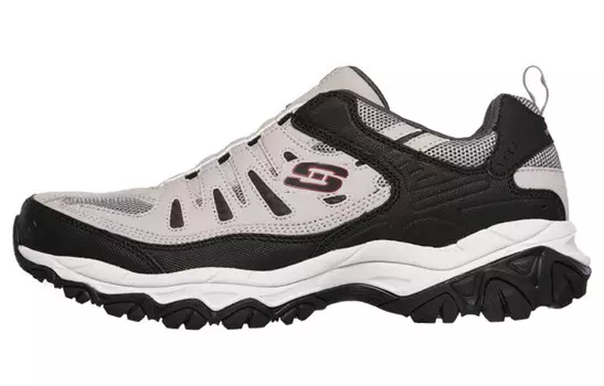 Кроссовки After Burn для бега мужские с низким верхом серые/черные Skechers