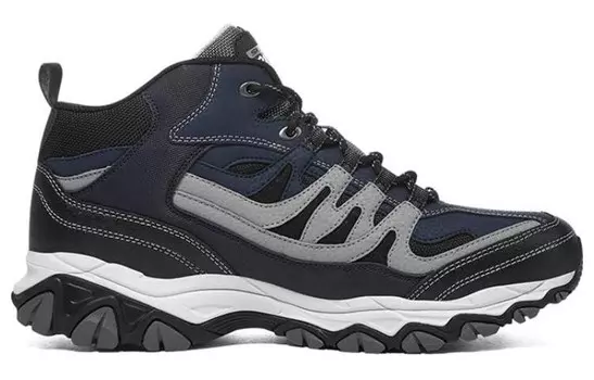 Кроссовки After Burn Hiking Shoes Men High-top Navy Blue/Grey Skechers
