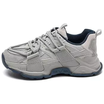 Кроссовки AGSDON Chunky Sneakers Unisex Low-top, черный