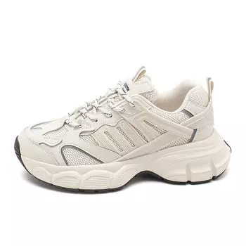 Кроссовки AGSDON Chunky Sneakers Women's Low-top, бежевый