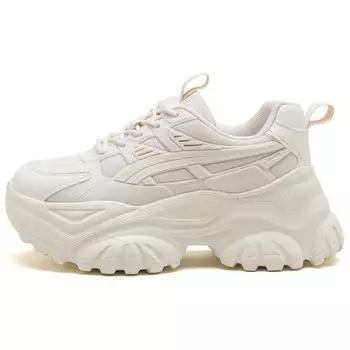 Кроссовки AGSDON Chunky Sneakers Women's Low-top, белый