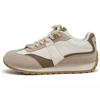 Кроссовки AGSDON Lifestyle Shoes Women's Low-top Beige, хаки