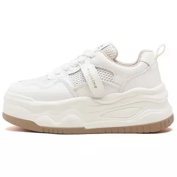 Кроссовки AGSDON Skateboarding Shoes Women's Low-top, белый