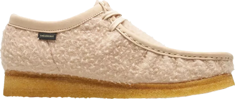 Кроссовки Aim Leon Dore x Wallabee Casentino Wool Beige, кремовый