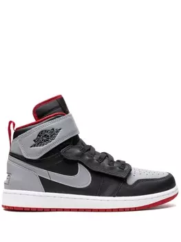 Кроссовки Air 1 High FlyEase Black Cement Jordan, серый