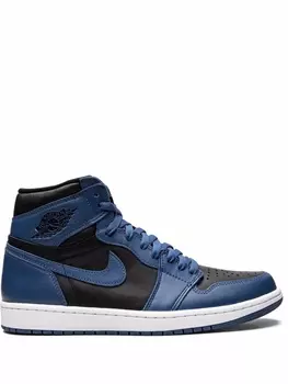 Кроссовки Air 1 High OG Dark Marina Blue Jordan, синий