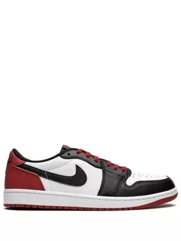 Кроссовки Air 1 Low OG Black Toe Jordan, белый