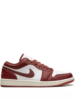 Кроссовки Air 1 Low SE Dune Red Jordan, белый