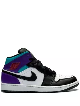 Кроссовки Air 1 Mid Aqua Jordan, черный