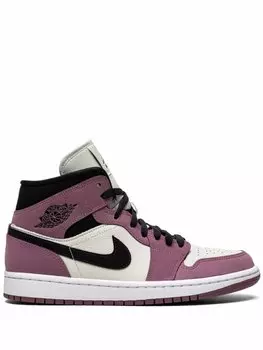 Кроссовки Air 1 Mid Berry Pink Jordan, фиолетовый