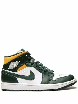 Кроссовки Air 1 Mid Jordan, зеленый