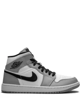 Кроссовки Air 1 Mid Light Smoke Grey Jordan, серый