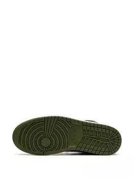 Кроссовки Air 1 Mid SE Craft Anthracite/Light Olive Jordan, черный