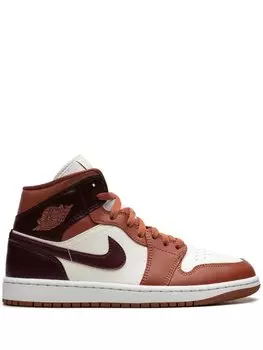 Кроссовки Air 1 Mid Sky J Orange Jordan, коричневый