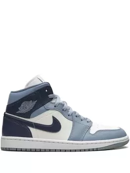Кроссовки Air 1 Mid Two-Tone Blue Jordan, синий