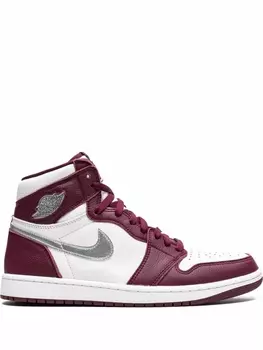 Кроссовки Air 1 Retro High OG Bordeaux Jordan, красный