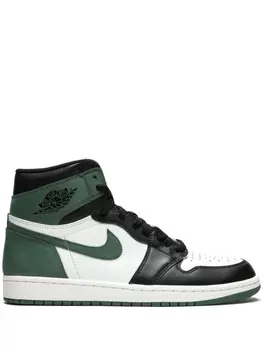 Кроссовки Air 1 Retro High OG Clay Green Jordan, зеленый