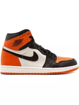 Кроссовки Air 1 Retro High OG Shattered Backboard Jordan, черный