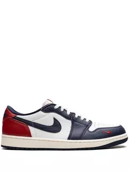 Кроссовки Air 1 Retro Low OG "Howard University PE" Jordan, белый