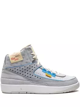 Кроссовки Air 2 Grey Fog из коллаборации с Union Jordan, серый