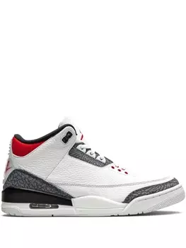 Кроссовки Air 3 SE Fire Red Denim Jordan, белый