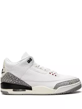 Кроссовки Air 3 White Cement Reimagined Jordan, белый