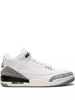 Кроссовки Air 3 White Cement Reimagined Jordan, белый