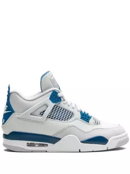 Кроссовки Air 4 OG Military Blue Jordan, белый