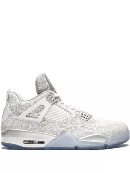 Кроссовки Air 4 Retro Laser Jordan, белый