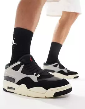 Кроссовки Air 4 RM в черно-белом цвете Jordan