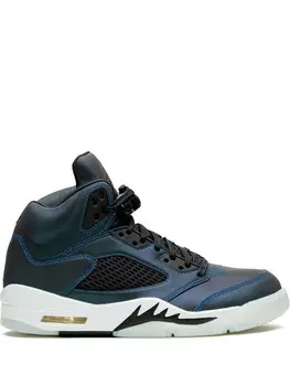 Кроссовки Air 5 Retro Oil Grey Jordan, синий