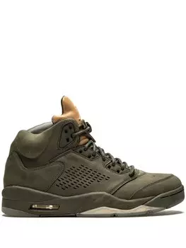 Кроссовки Air 5 Retro Prem Jordan, зеленый