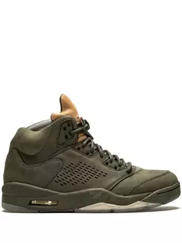 Кроссовки Air 5 Retro Prem Jordan, зеленый
