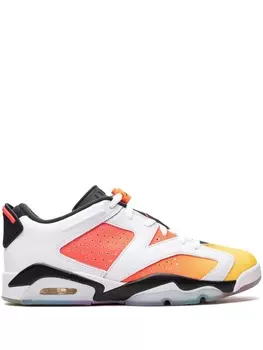 Кроссовки Air 6 Retro Low SE Total Orange Jordan, белый