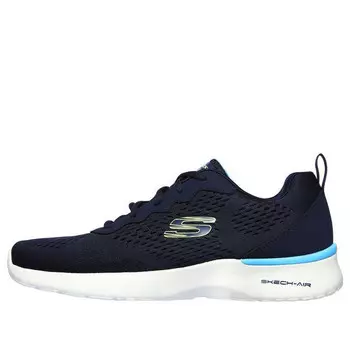 Кроссовки air dynamight blue Skechers, синий