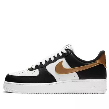 Кроссовки air force 1 '07 'black gold' Nike, черный